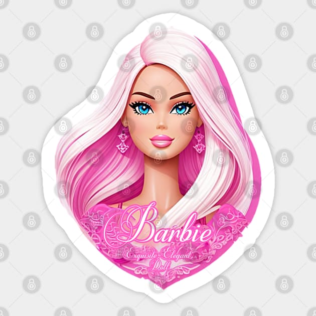 barbie Sticker by AOAOCreation